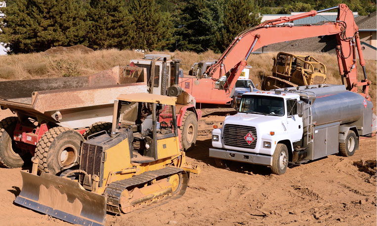 Hometown Heating delivers diesel fuel directly to your construction site