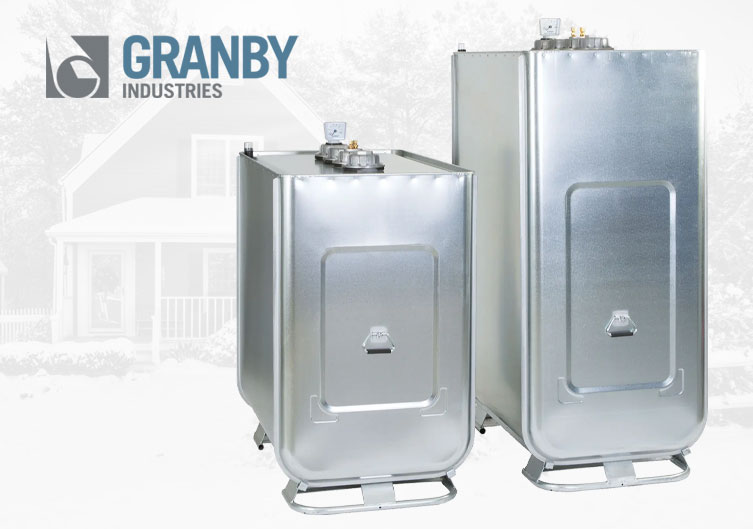 Granby Double Wall Oil Tanks available through Hometown Heating