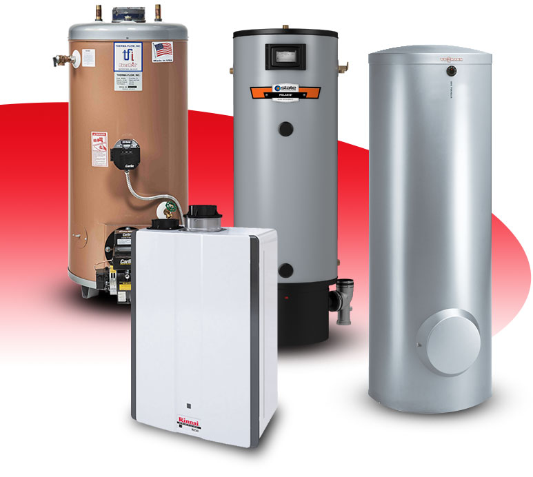 Hometown Heating installs top brands of hot water heaters